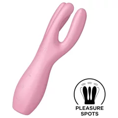   Satisfyer Threesome 3 - akumulátorový vibrátor na klitoris (ružový)