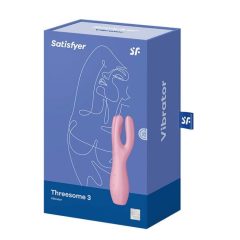   Satisfyer Threesome 3 - nabíjací stimulátor klitorisu (ružový)