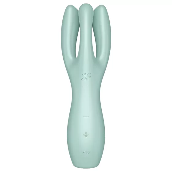 / Satisfyer Threesome 3 - akumulátorový vibrátor na klitoris (mentolový)