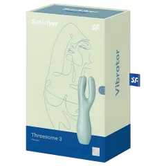   / Satisfyer Threesome 3 - akumulátorový vibrátor na klitoris (mentolový)