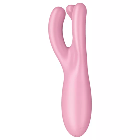 / Satisfyer Threesome 4 - App-ovládaný vibrátor na klitoris (ružový)