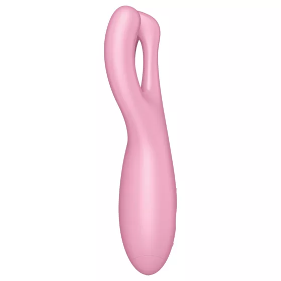 / Satisfyer Threesome 4 - App-ovládaný vibrátor na klitoris (ružový)