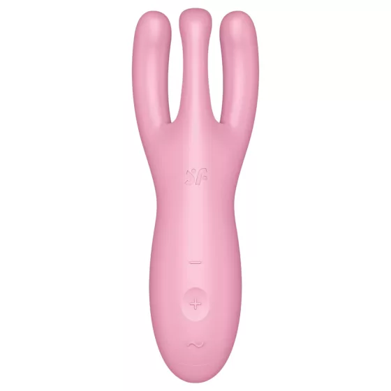 / Satisfyer Threesome 4 - App-ovládaný vibrátor na klitoris (ružový)