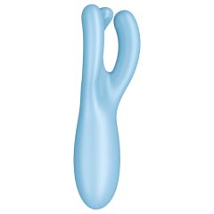   Satisfyer Threesome 4 - inteligentný dobíjací vibrátor na klitoris (modrý)