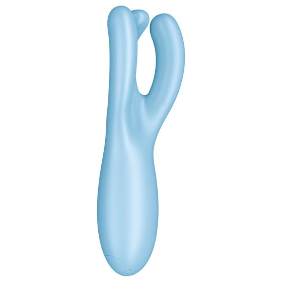 Satisfyer Threesome 4 - inteligentný dobíjací vibrátor na klitoris (modrý)
