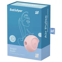   Satisfyer Sugar Rush - klitorálny vibrátor s tlakovými vlnami (ružový)