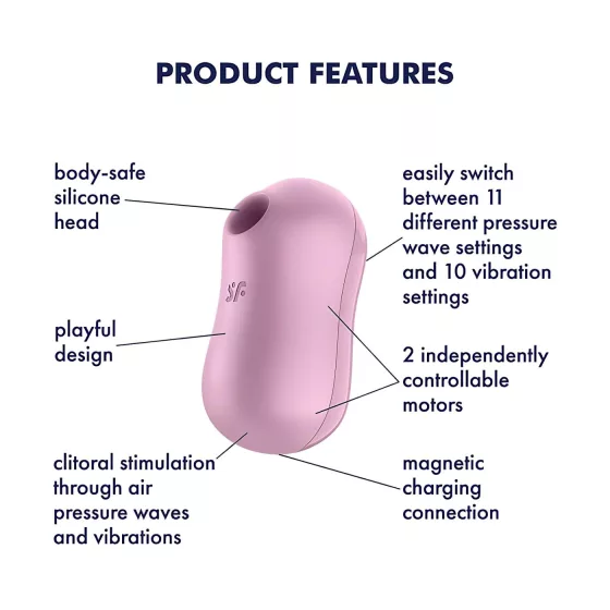 Satisfyer Cotton Candy - stimulátor klitorisu s pulznými vlnami