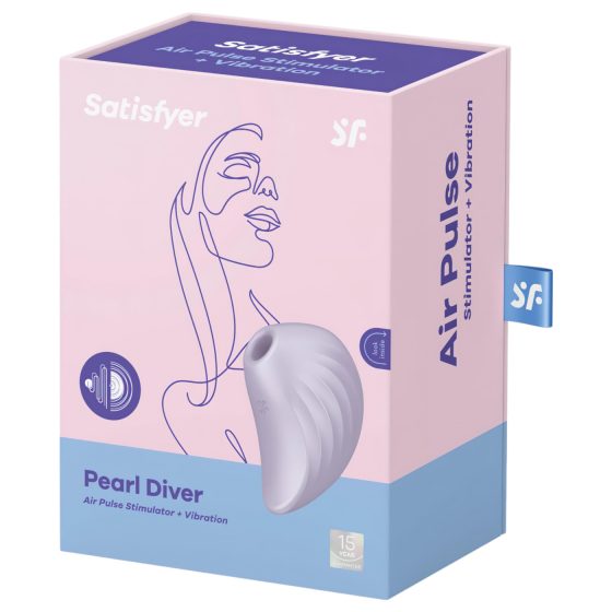Satisfyer - stimulátor klitorisu s tlakovými vlnami - fialový