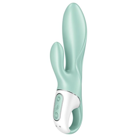 Satisfyer Air Pump Bunny 5 - inteligentný pumpovací vibrátor (mätová)