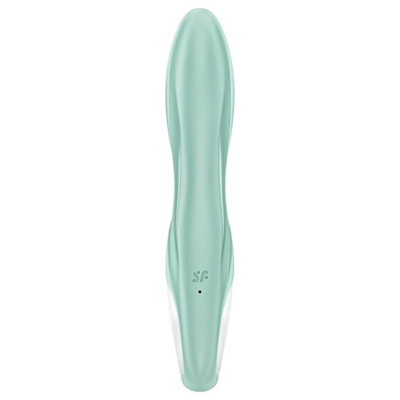 Satisfyer Air Pump Bunny 5 - inteligentný pumpovací vibrátor (mätová)