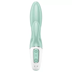   Satisfyer - vibrátor s funkciou pumpovania - vibrácie - mätová farba
