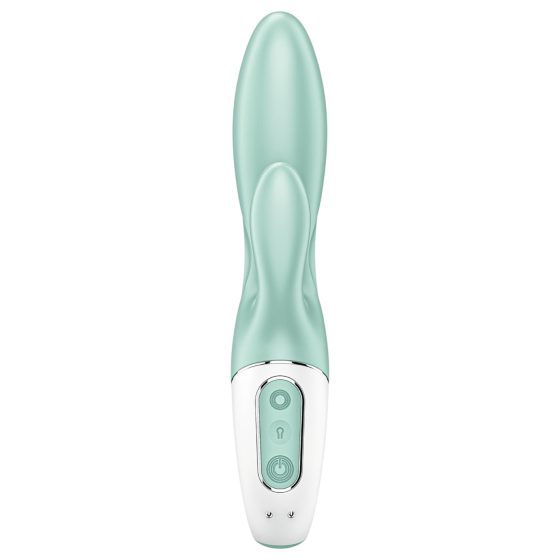 Satisfyer Air Pump Bunny 5 - inteligentný pumpovací vibrátor (mätová)