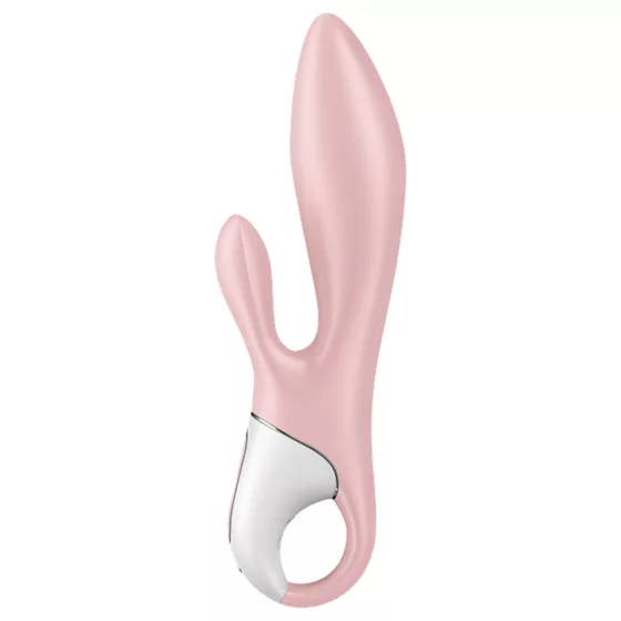Satisfyer Air Pump Bunny 3 - vibračný pumpovací vibrátor - ružový