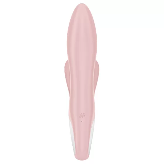 Satisfyer Air Pump Bunny 3 - vibračný pumpovací vibrátor - ružový