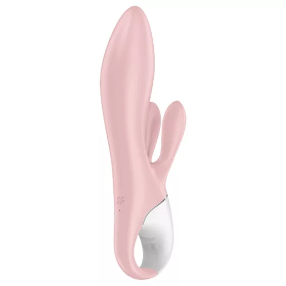 Satisfyer Air Pump Bunny 3 - vibračný pumpovací vibrátor - ružový