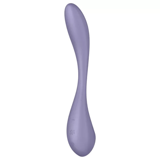 Satisfyer G-spot Flex 5 - vibrátor na bod G ovládaný aplikáciou (fialový)