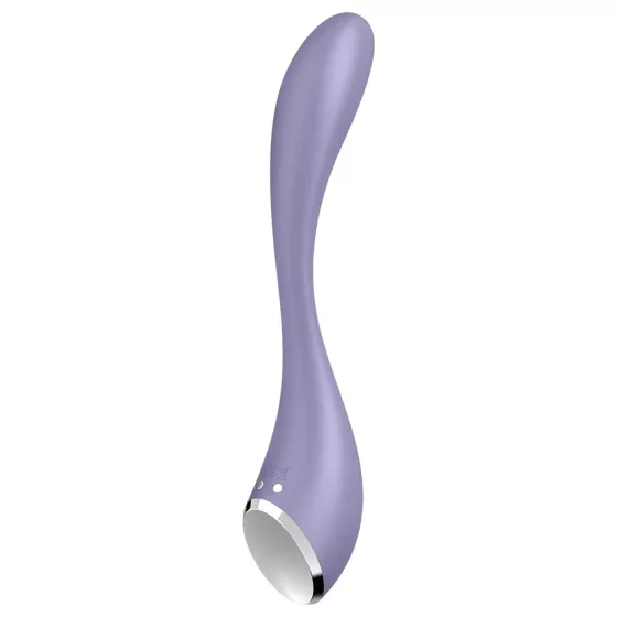 Satisfyer G-spot Flex 5 - vibrátor na bod G ovládaný aplikáciou (fialový)