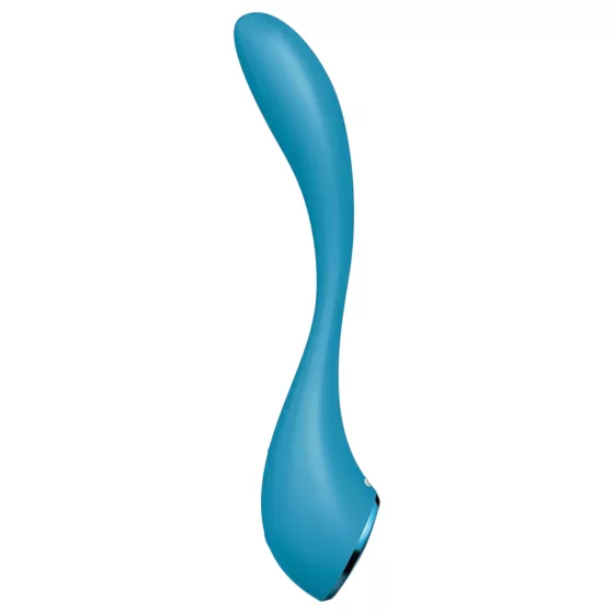 Satisfyer G-spot Flex 5 - vibrátor na bod G ovládaný aplikáciou (zelený)