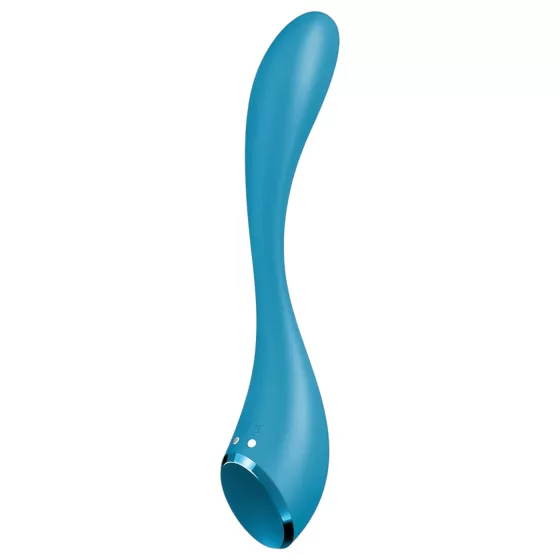 Satisfyer G-spot Flex 5 - vibrátor na bod G ovládaný aplikáciou (zelený)
