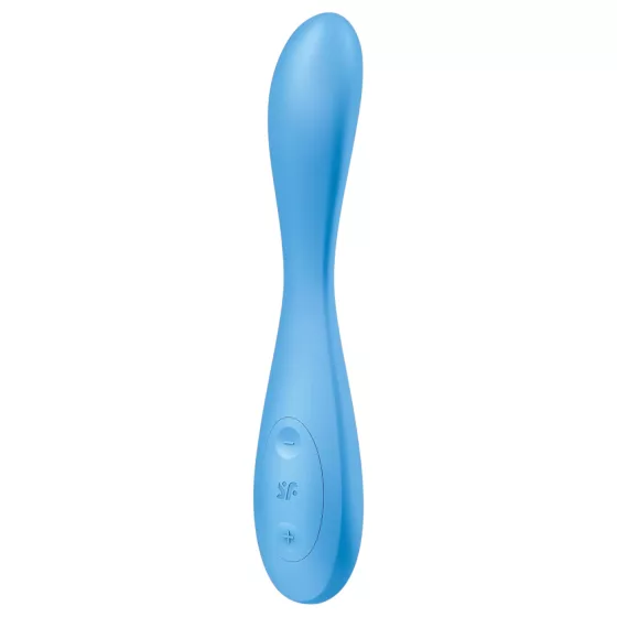 Satisfyer - vibrátor na bod G - flexibilný, smart funkcie - tyrkysový