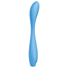   Satisfyer - vibrátor na bod G - flexibilný, smart funkcie - tyrkysový