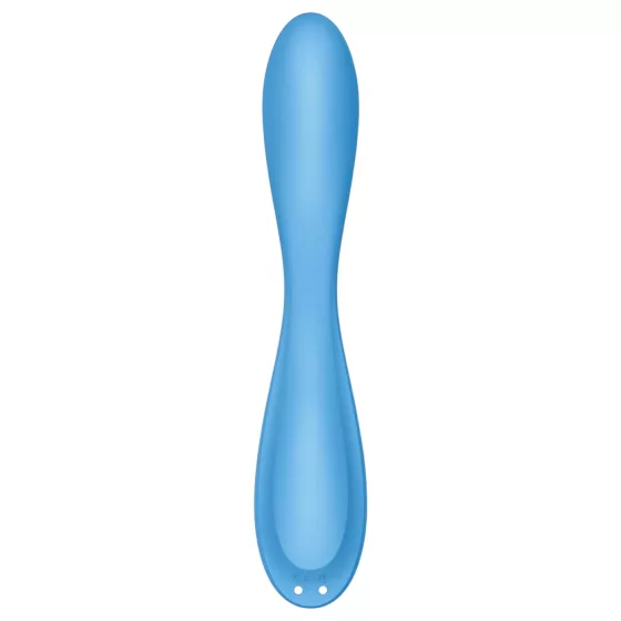Satisfyer - vibrátor na bod G - flexibilný, smart funkcie - tyrkysový