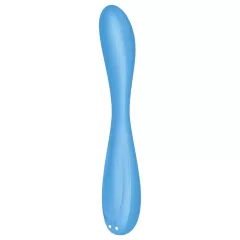  Satisfyer - vibrátor na bod G - flexibilný, smart funkcie - tyrkysový