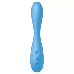   Satisfyer - vibrátor na bod G - flexibilný, smart funkcie - tyrkysový