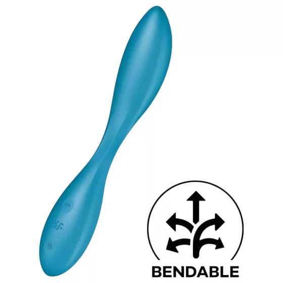 Satisfyer - vibrátor na G-bod - dobíjací, vodotesný - zelený