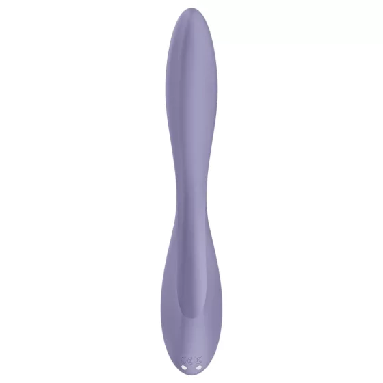 Satisfyer - vibrátor na bod G - nabíjateľný, vodotesný - fialový