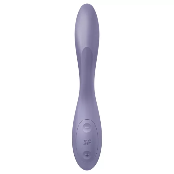 Satisfyer - vibrátor na bod G - nabíjateľný, vodotesný - fialový