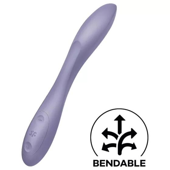 Satisfyer - vibrátor na bod G - nabíjateľný, vodotesný - fialový