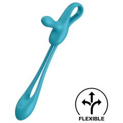   Satisfyer Plug & Play - nabíjací análny vibrátor a krúžok na penis (modrý)