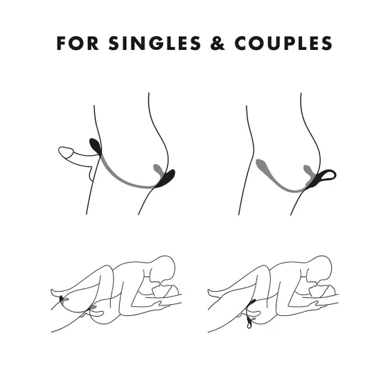 / Satisfyer Plug & Play - akumulátorový análny vibrátor a erekčný krúžok (modrý)