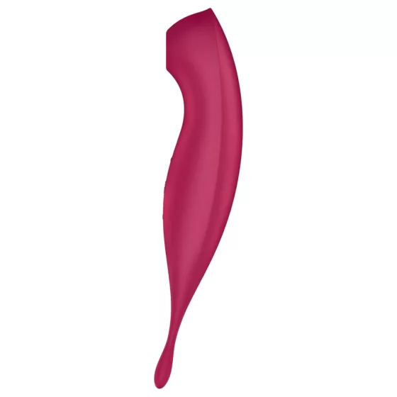 Satisfyer Twirling Pro - 2v1 vibrátor na klitoris - smart funkcie - červený