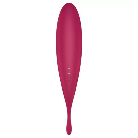 Satisfyer Twirling Pro - 2v1 vibrátor na klitoris - smart funkcie - červený