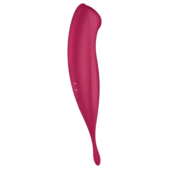 Satisfyer Twirling Pro - 2v1 vibrátor na klitoris - smart funkcie - červený