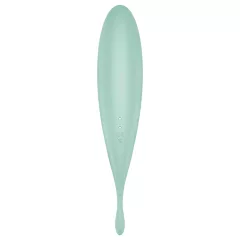   Satisfyer Twirling Pro - 2v1 smart klitoriálny vibrátor - mentolová