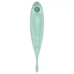   Satisfyer Twirling Pro - 2v1 smart klitoriálny vibrátor - mentolová
