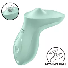   Satisfyer Exciterrr - rotačný perličkový vibračný stimulátor klitorisu (zelený)