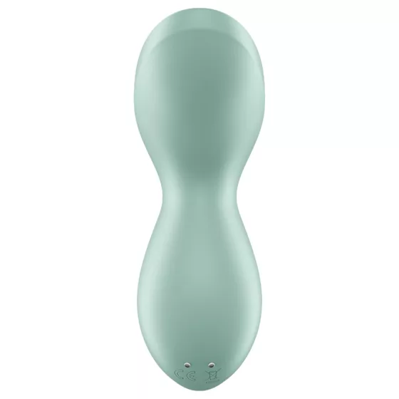 Satisfyer Exciterrr - klitorálny vibrátor s rotujúcimi perlami - zelený