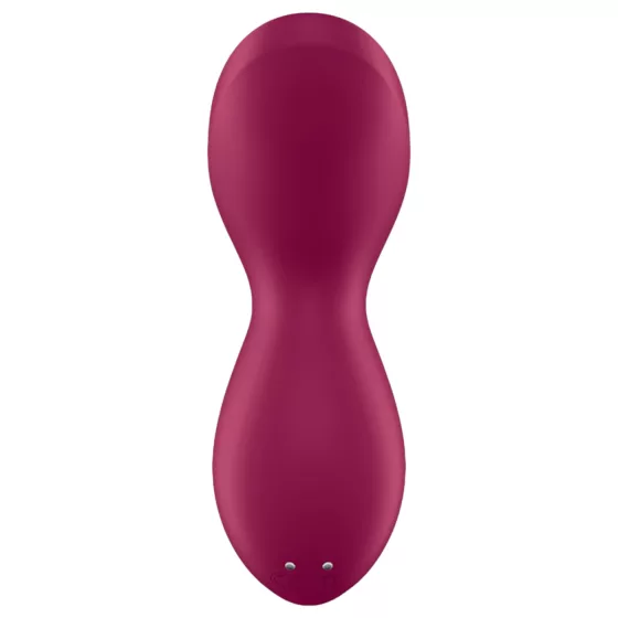 Satisfyer Exciterrr - rotačný klitoriálny vibrátor s guľôčkami - červený