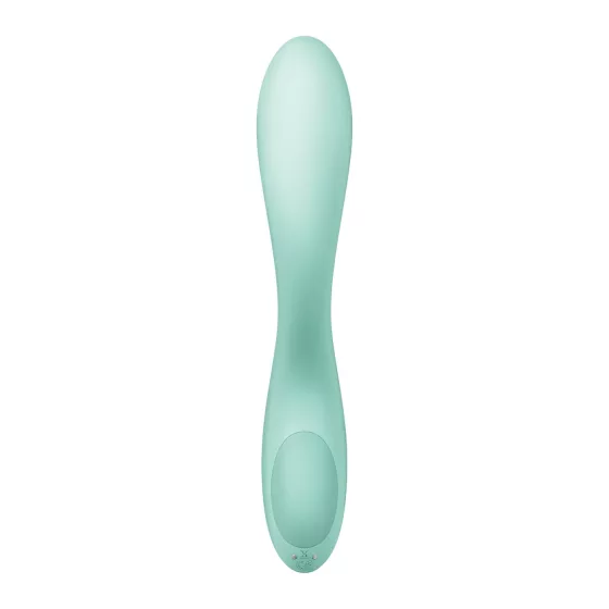 Satisfyer Rrrolling - vibrátor na G-bod s pohyblivou guličkou - mentolová