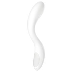   Satisfyer Rrrolling - pohyblivý G-bod vibrátor s guličkou (biely)