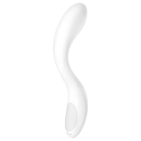 Satisfyer Rrrolling - vibrátor na bod G s pohyblivými guľôčkami - biely