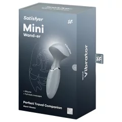 Satisfyer Mini Wand-er - masážny vibrátor (sivý)