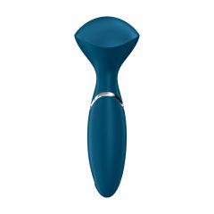   Satisfyer Mini Wand-er - dobíjací, vodotesný masážny vibrátor (modrý)
