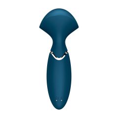   Satisfyer Mini Wand-er - dobíjací, vodotesný masážny vibrátor (modrý)