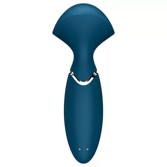 Satisfyer Mini Wand-er - vodeodolný masážny vibrátor - modrý