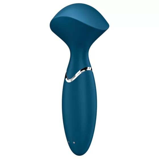 Satisfyer Mini Wand-er - vodeodolný masážny vibrátor - modrý